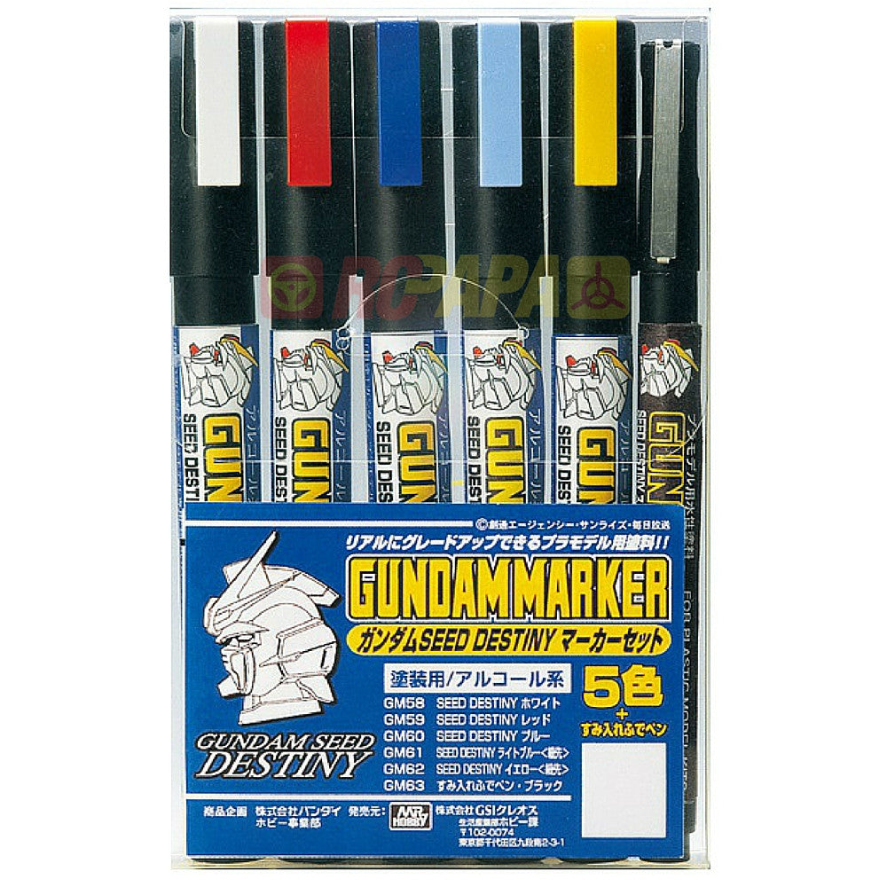 Mr. Hobby Gundam Marker Pen (Seed Destiny Color) GMS114 - RC Papa