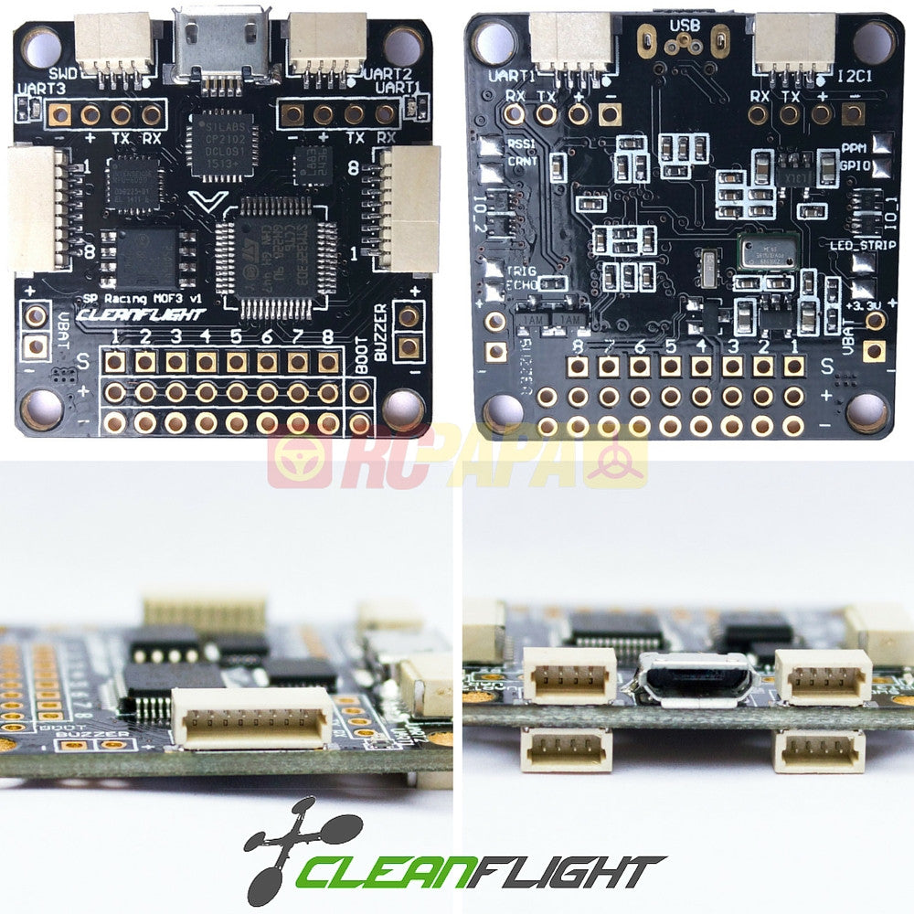 Seriously Pro SPRacingF3 Cleanflight Flight Controller - RC Papa
