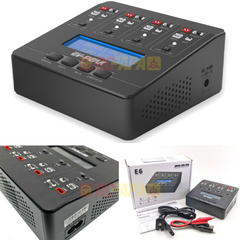EV-Peak E6 4.35W 1A 4ch 1s Lipo/LiHV Battery Balance Charger - RC Papa