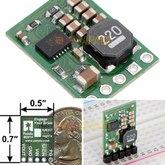 Pololu 12V 1A Step-Down Voltage Regulator D24V10F12 - RC Papa