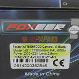 Foxeer XAT650M 600TVL 2.8mm Lens DC5-22V HS1177M Type Super HAD CCD Camera - RC Papa
