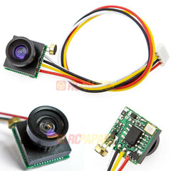 600TVL 110 Degree Wide Angle Super Mini FPV Camera with Mic (CC1563) - RC Papa