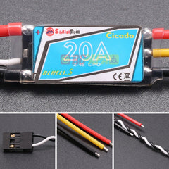 Sunrise Cicada BLHeli-S 20A 2-4S Programming Multishot ESC - RC Papa