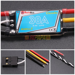 Sunrise Cicada BLHeli-S 30A 2-4S Programming Multishot ESC - RC Papa